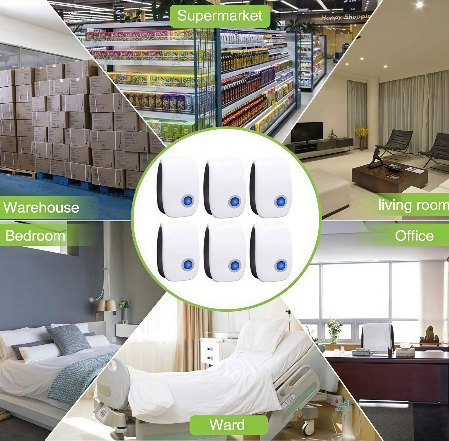 🔥2026 Upgrated Pest Control Ultrasonic Repellent