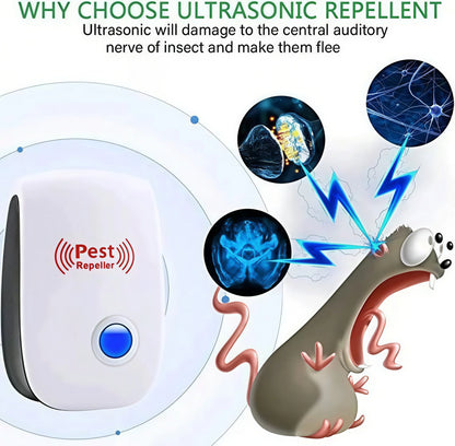🔥2026 Upgrated Pest Control Ultrasonic Repellent