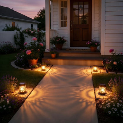 $9.99 each Only today🔥Decorative Solar Mandala Lights