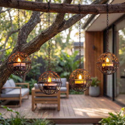 Outdoor Solar Hanging Lanterns