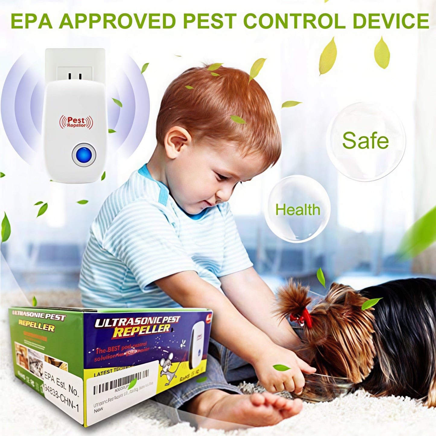 🔥2026 Upgrated Pest Control Ultrasonic Repellent