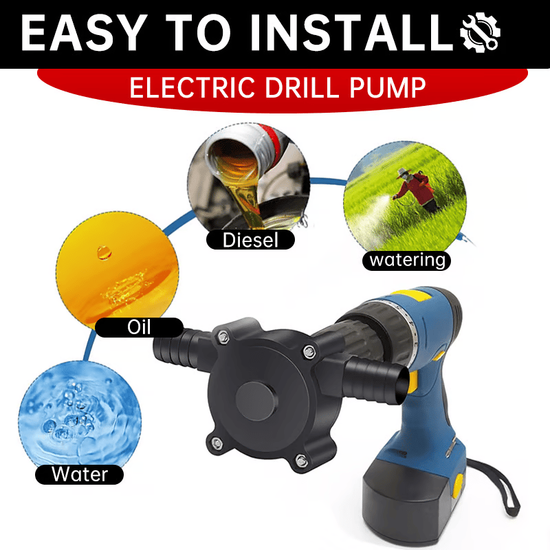 🎁 Warehouse Clearance🔥3,155 sold in last 24 hours🔥Portable Electric Drill Pump