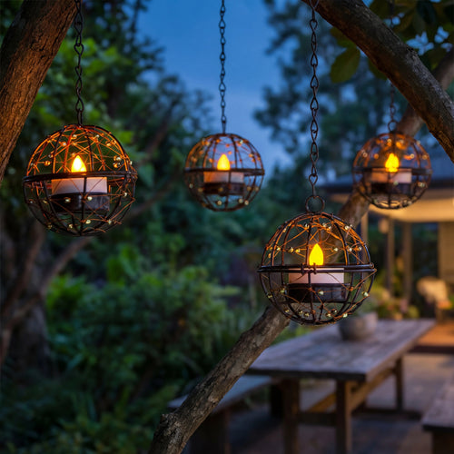 Outdoor Solar Hanging Lanterns