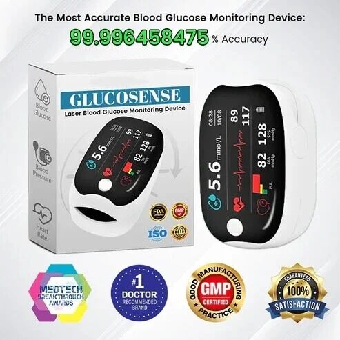 🔥Final 3 Hours: 50% OFF🏆Non-Invasive Glucose Meter[99.9% Accuracy]✅TGA Approved