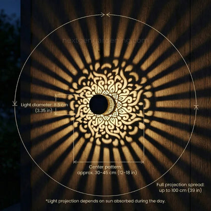 $9.99 each Only today🔥Decorative Solar Mandala Lights