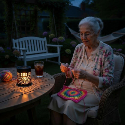 $9.99 each Only today🔥Decorative Solar Mandala Lights