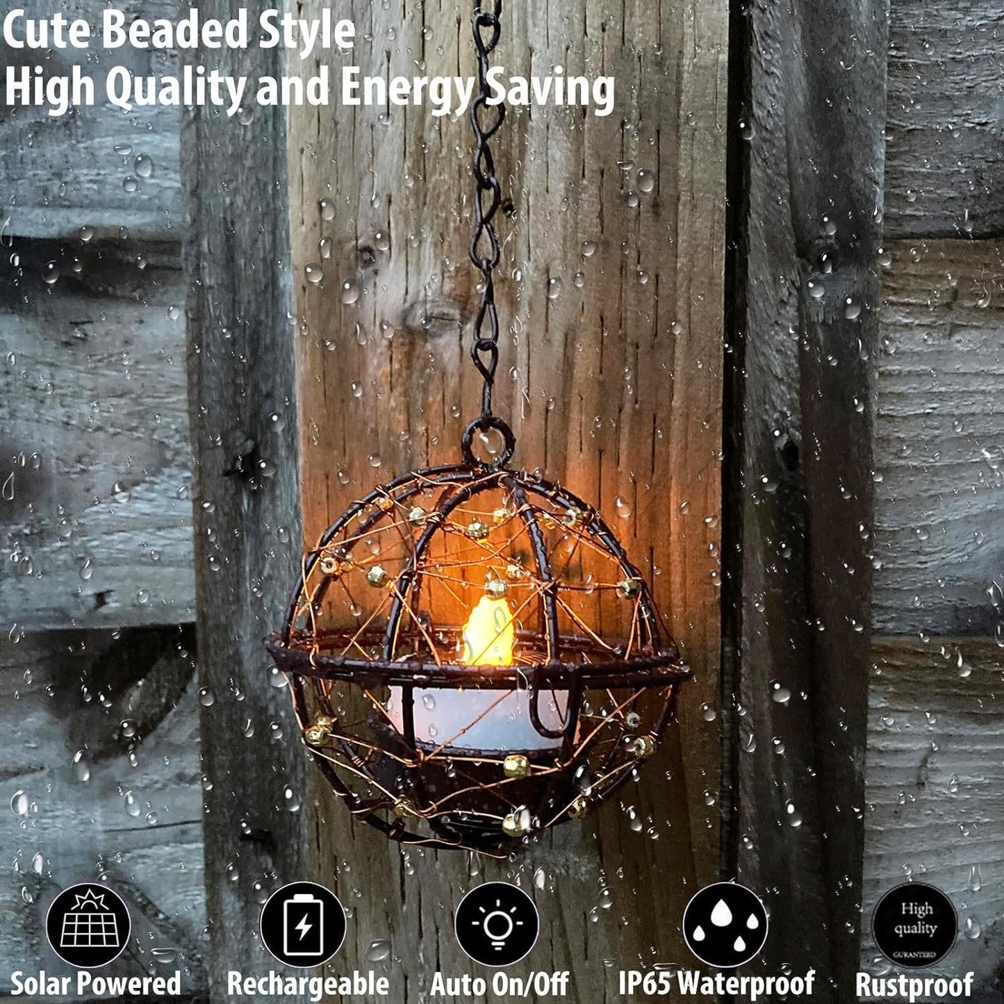 Outdoor Solar Hanging Lanterns